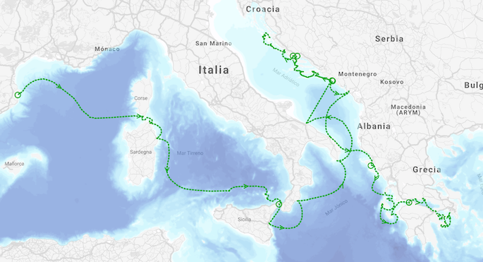 Propuestas de navegación a vela en Croacia y Grecia.